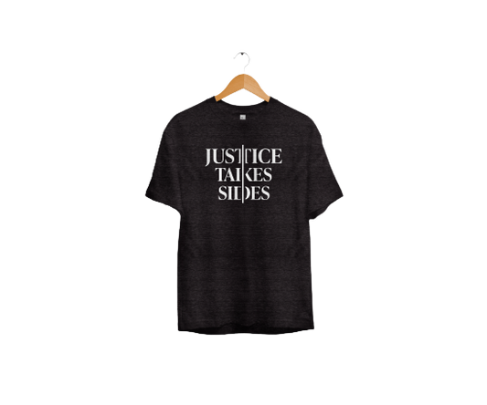 Justice Takes Sides T-Shirt (Black)