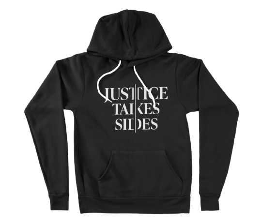 Justice Takes Sides Hoodie (Black)