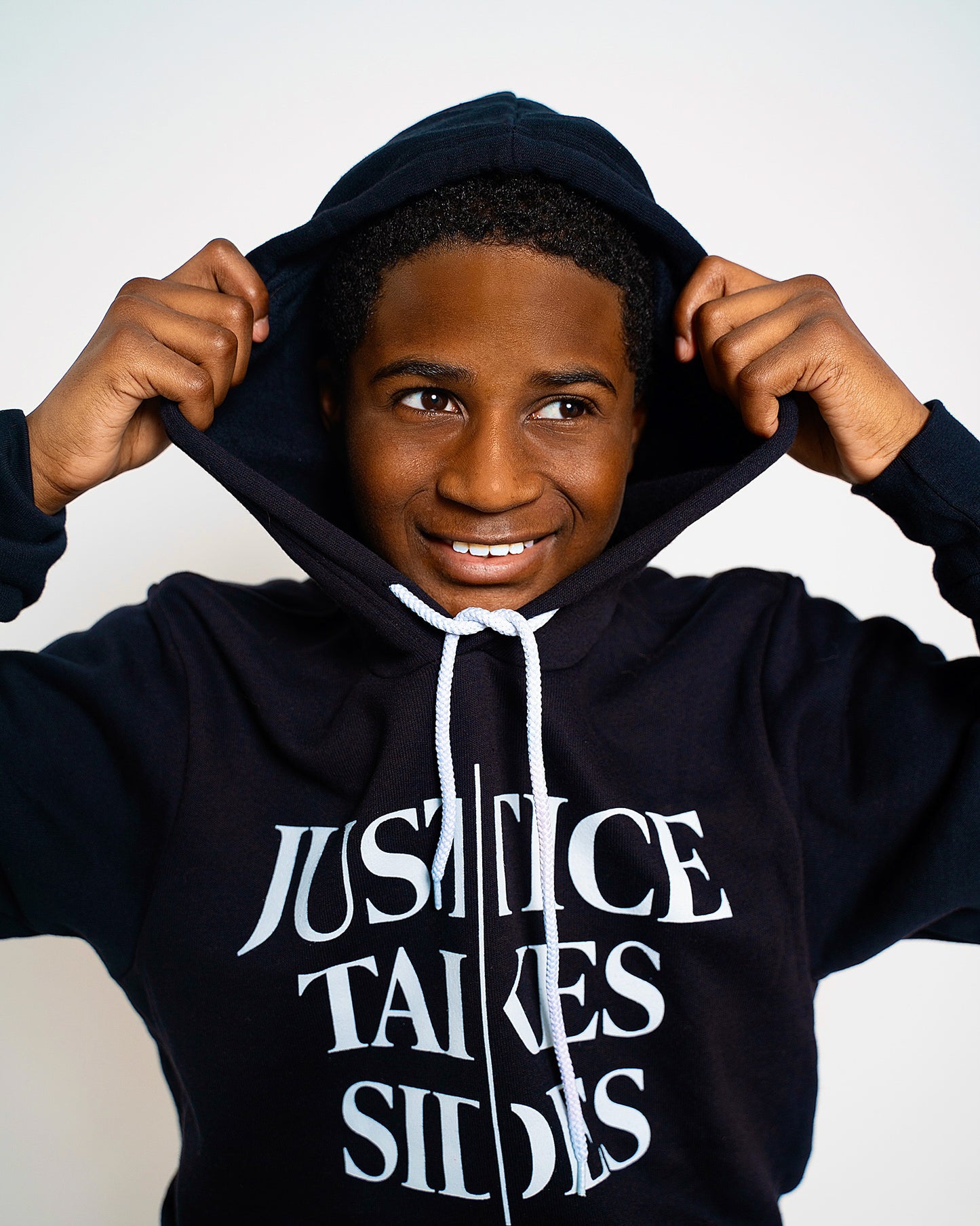 Justice Takes Sides Hoodie (Black)