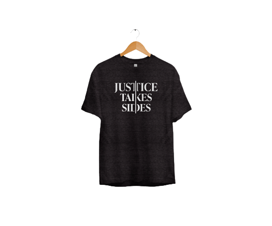 Justice Takes Sides T-Shirt (Black)