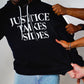 Justice Takes Sides Hoodie (Black)