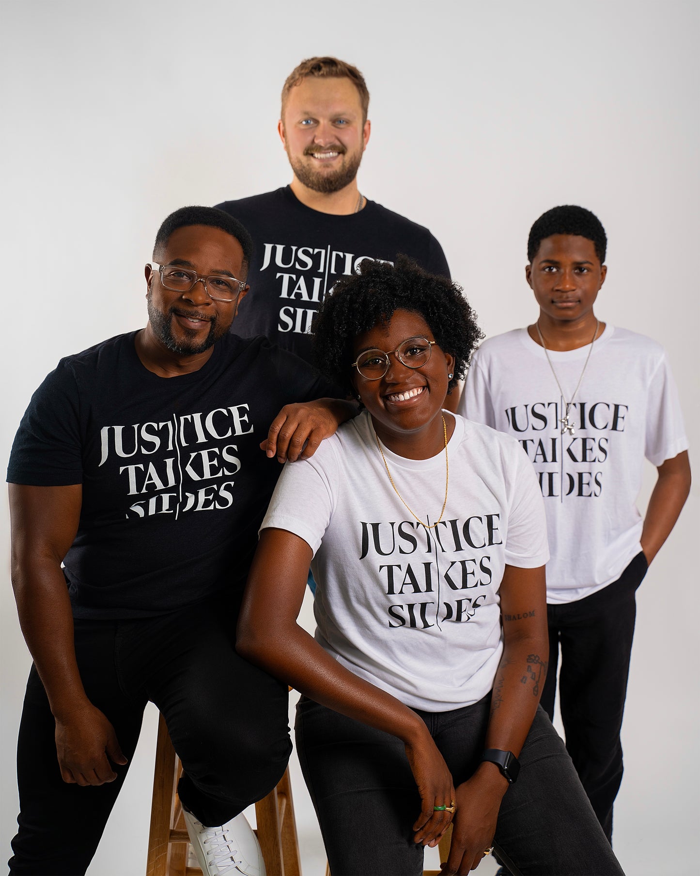 Justice Takes Sides T-Shirt (Black)